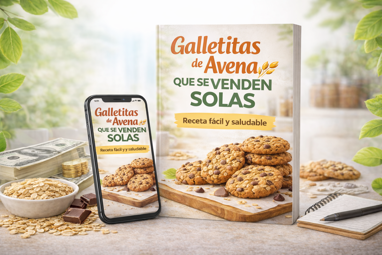 Receta Profesional de Galletitas de Avena | Saludables y Listas para Vender